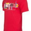 Koszulka T-shirt Męski z Nadrukiem Czerwona Art-8342
