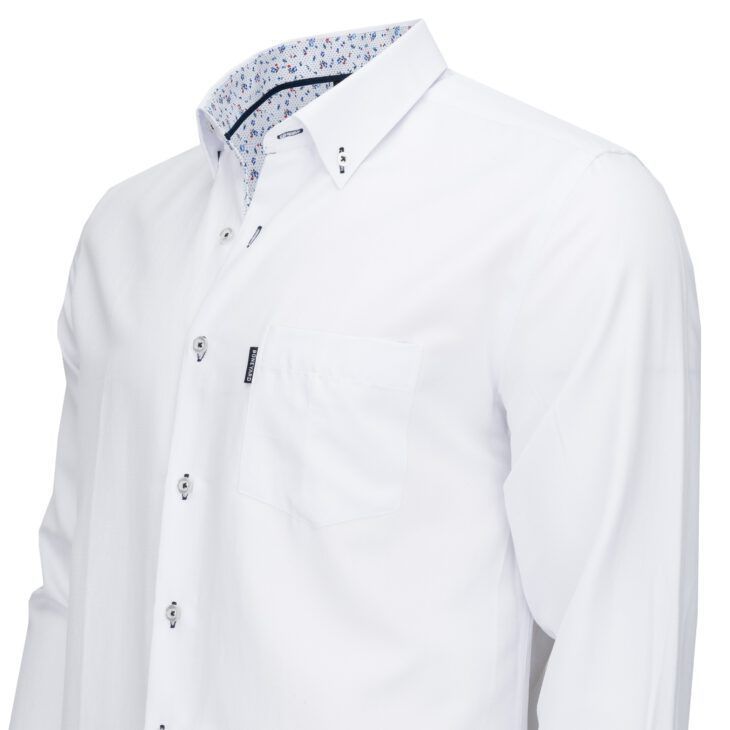 Elegancka Koszula Filipo Bawełniana biała BY-1630