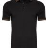 Koszulka polo Lombardo bawełna 100% czarna 12555