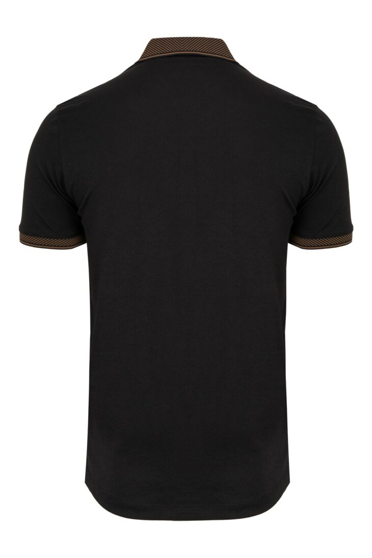 Koszulka polo Lombardo bawełna 100% czarna 12555