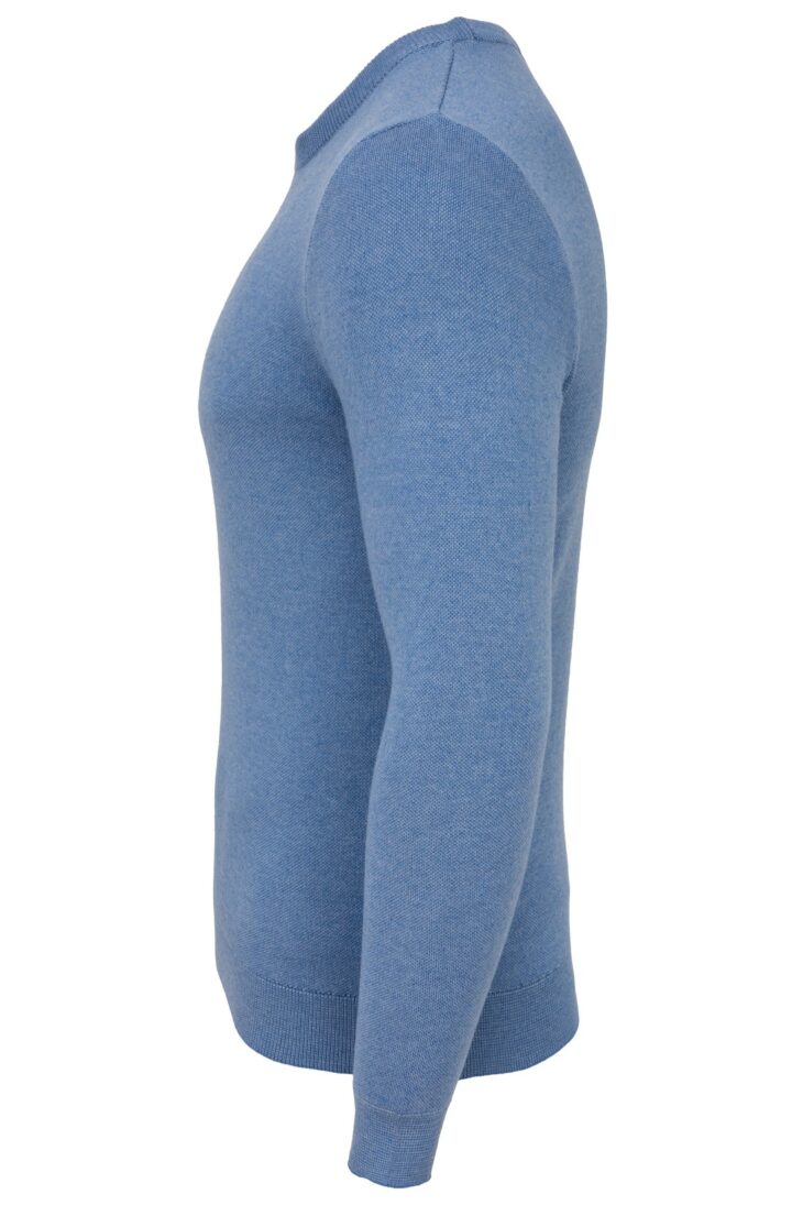 Sweter Benito bawełna100% klasyczny niebieski 15003-30