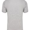 Koszulka polo Faro wiskoza suwak wiskoza bawełna jasnoszara 39675-40