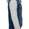 Helios Jacket kurtka jeansowa z kapturem niebieska BY-3477