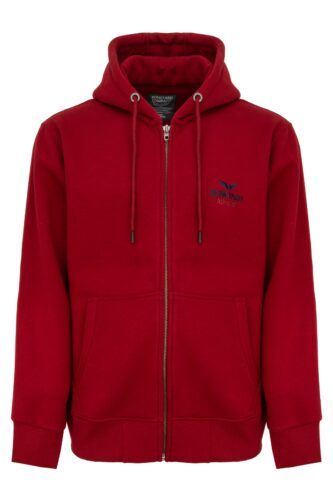 Bluza Strong Athletics II duży rozmiar rozpinana bordowa Art-0338