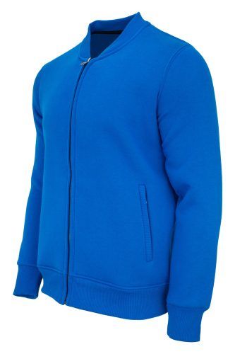 Bluza Paris College rozpinana bez kaptura niebieska 0363