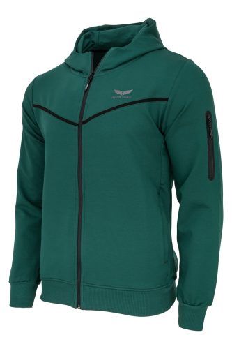 Rozpinana bluza Nico Top wygodna z kapturem 6 kolorów zielona 3712