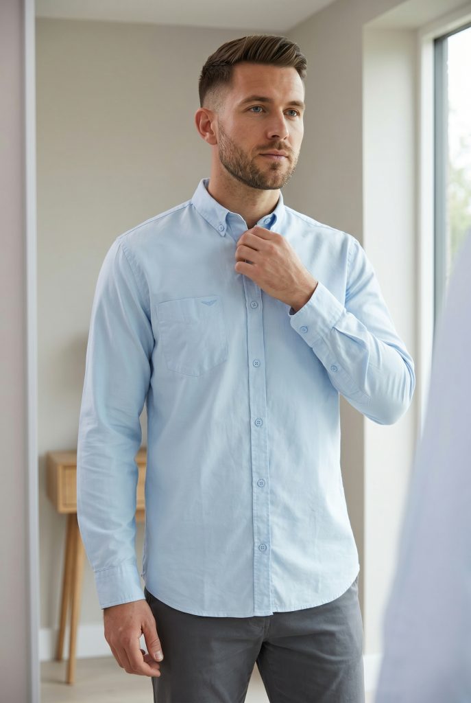 Jak dobrać rozmiar koszuli męskiej? Przewodnik po fasonach Slim, Comfort i Classic mierzenie koszuli meskiej