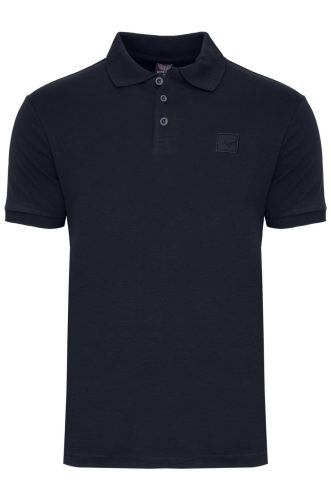 Koszulka polo duże rozmiary Saint Pons bawełna 100% kolor granatowy przód