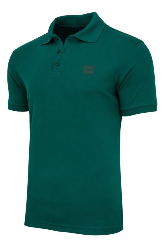 Koszulka polo duże rozmiary Saint Pons bawełna 100% kolor zielony bok