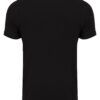 Koszulka męska Aero T-shirt bawełniany z elastanem kolor czarny tył
