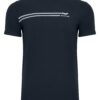 Koszulka męska Aero T-shirt bawełniany z elastanem kolor granatowy przód