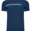 Koszulka męska Aero T-shirt bawełniany z elastanem kolor indygo przód