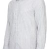Koszula męska Rozzano w prążki, bawełna premium, Classic Fit szary prążek bok