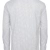 Koszula męska Rozzano w prążki, bawełna premium, Classic Fit szary prążek tył
