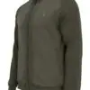 Bluza męska rozpinana ze stójką Carlo kolor khaki bok
