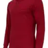 Bluza polo męska z kołnierzykiem Vento, bawełna 100% napy kolor bordowy bok