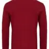 Bluza polo męska z kołnierzykiem Vento, bawełna 100% napy kolor bordowy tył