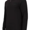Bluza polo męska z kołnierzykiem Vento, bawełna 100% napy kolor czarny bok